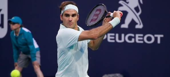Federer Fends Off Albut to Advance to the Third Round at the Miami Open