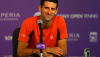 Novak Djokovic Address the Press at the Sony Open